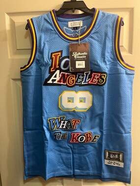 Authentic Classics Mamba What The Kobe Basketball Jersey Size L